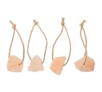 MUELODSIC Lot de 4 Blocs de Sel à Lécher Naturels pour Chevaux Bovins Cerfs et Autres Animaux D’Élevage Source Minérale Essentielle Résistants aux Intempéries Alimentation
