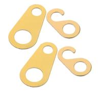 MUELODSIC Lot De 4 Crochets pour Chaîne Mécanique Pendule Grand-père Métal Robuste à Suspendre Compatible Horloge Coucou Pièces Détachées Restauration Décoration Intérieure