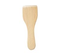 MUELODSIC Lot de 4 Petites Spatules en Bois de Hêtre Antiadhésives Pelle Cuisine Naturelle Résistantes à L'Usure Adaptées à Toutes Surfaces de Cuisson pour Ustensiles Cuisine Écologiques