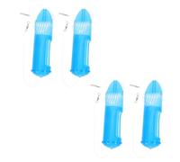 MUELODSIC Lot de 4 Set de Cages à Appâts Rotatives en Plastique Robuste pour Pêche en Extérieur Distributeur de Leurres pour Lac et Rivière Feeder pour Carpe et Pêche au Coup