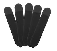 MUELODSIC Lot de 5 Manchons Adhésifs Noirs pour Stylet Pochette Protection Spandex Extensible Anti-Rayures Accessoires Tablette Pratiques et Légers pour Usage Quotidien