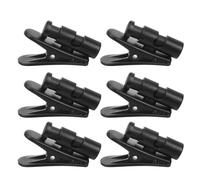 MUELODSIC Lot de 6 Clips de Fixation en Plastique pour Câble de Casque et Micro Grosse Taille Clips Rotatifs à 360° Pince à Vêtements pour Gestion Multiple de Câbles Usage Quotidien sur