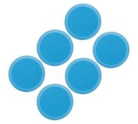 MUELODSIC Lot de 6 Éponges de Nettoyage Bleues pour Boules de Bowling Tampons de Polissage pour Réparation des Rayures Superficielles Accessoires de Bowling pour Entretien et Brillance