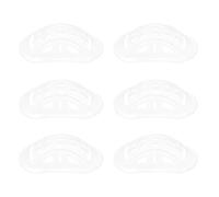 MUELODSIC Lot de 6 Mentonnières Transparentes en PP pour Casque de Sport Accessoire Confortable et Respirant Compatible Casque Moto Vélo et Sécurité Protection Optimale pour Menton