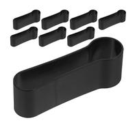 MUELODSIC Lot de 8 Manchons de Fixation pour Bâtons de Randonnée Clip Pince pour Canne et Béquille Diamètre Max 25 CM Accessoire Antidérapant et Sécurisé pour Activités Plein Air et