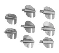 MUELODSIC Lot de 8 Pieds Ourleurs en Acier Inoxydable pour Machine à Coudre Kit Pied Presseur Ourleur Spiralé Tailles 3-10 Accessoires Couture pour Ourlets Précis et Professionnels