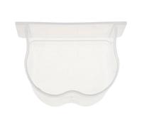 MUELODSIC Mangeoire pour Oiseaux Grand Modèle Transparente en Plastique Épais, Lot de 8 Accessoires pour Cage à Oiseaux, Gobelet D’Alimentation Semi-Circulaire pour Perroquets et
