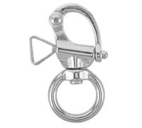 MUELODSIC Manille Pivotante INOX Crochet de Mouillage Rapide pour Gréement Voilier Clip Amarrage Acier Inoxydable Accessoire pour Bateau et Yacht