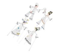 MUELODSIC Marionnettes D'ombres Chinoises 4 Pièces : Kit De Marionnettes D'ombres Chinoises pour Enfants - Création De Personnages À Faire Soi-même pour Un Design Peint À La Main -