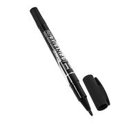 MUELODSIC Marqueur Double Embout Portable avec Encre Noire Séchage Rapide et Clip Plastique pour Surfaces Lisses Verre Cuir Plastique Métal Pointes Fines et Larges