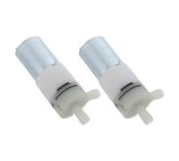 MUELODSIC Micro Pompe à Eau 3,7v/12v pour Aquarium et Bassin Pompe à Circulation D'oxygène Sortie Latérale 7mm Moteur à Vide Silencieux Mini de Bassin D'élevage Lot de 2 Pièces