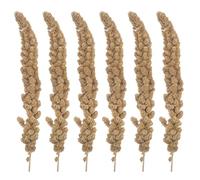 MUELODSIC Millet Séché Naturel pour Oiseaux 500 G - Friandises pour Perruches, Calopsittes et Pinsons - Épis de Millet Coque - Nourriture Saine pour Oiseaux de Compagnie - Friandises