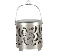 MUELODSIC Mini Chauffage d'Extérieur pour Tente de Camping en Acier Inoxydable Chauffage Portable Multifonctionnel Couvercle Amovible Diffusion Chaleur 360° Équipement pour Camping et