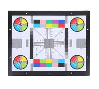MUELODSIC Mire de Test D’Image 40X30 CM Autocollante pour Caméra de Vidéosurveillance Outil D’Alignement ’Étalonnage des Objectifs Roue Chromatique Carte de Mise au Point pour Inspection