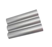 MUELODSIC Moule à Baguette Inoxydable Compartiments Argent Plaque de Cuisson Ondulée pour Français Outil de Pâtisserie de Cuisine et Facile à Nettoyer