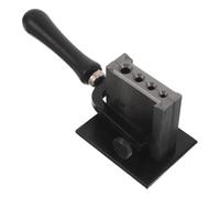 MUELODSIC Moule à Réservoir D’huile en Fer Petit Modèle Cylindrique Réversible pour Fusion et Raffinage Métal avec Poignée, Profondeur Optimisée, Outil de Moulage pour Aluminium et Laiton,