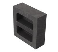 MUELODSIC Moule en Graphite pour Coulée de Métal 50 X 47 X 16 Mm, Rainure D'huile pour Lubrification Haute Performance, Résistance Haute Température, Protection Anti-oxydation, Adapté