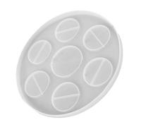 MUELODSIC Moule Silicone pour Plateau Porte Gobelet DIY Moule Époxy Cristal Support Verre à Vin Créatif Facile à Démouler et Nettoyer