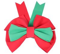 MUELODSIC Nœud Géant Décoratif Bicolore Rouge Vert pour Décoration Fête Anniversaire Mariage Photo Fond et Accessoire Emballage