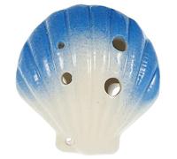 MUELODSIC Ocarina Céramique Forme Bleu pour Garçon Fille Instrument Débutant Pratique avec et Design Mignon