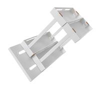 MUELODSIC Organisateur Coulissant pour Placard de Cuisine Étagère sous Évier Pratique pour Rangement Épices Bouteilles et Condiments Blanc Gain de Place et Facile