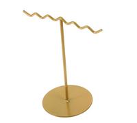 MUELODSIC Organisateur De Bijoux 13.50X12.00X7.00Cm Support De Collier Et Porte Boucles D'Oreilles Présentoir À Bijoux Compact Pour Bureau Chambre Et Magasin