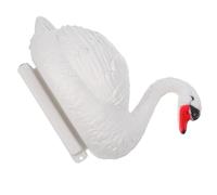 MUELODSIC Ornements De Cygne Simulés Trucs Bizarres Décor Drôle Halloween Au Crochet Terre D'aquarium Décorations De Mariée Et Marié Décor De Printemps Crochet Fait Main Saumure PE
