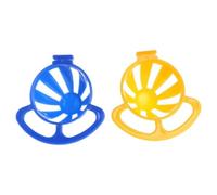 MUELODSIC Panier pour Animaux De Compagnie Bol à Oiseaux Lot De 2 Couleur Aléatoire Plastique Solide Taille Moyenne pour Alimentation De Perroquets Usage Intérieur