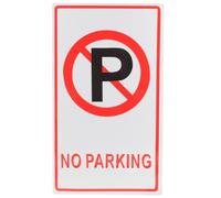 MUELODSIC Panneau d'Interdiction de Stationnement Métallique 35X20 CM Panneau d'Avertissement Routier pour Véhicules Résistant aux Intempéries pour Parkings Privés et Publics