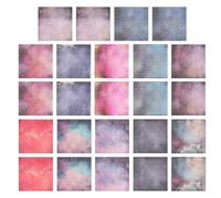 MUELODSIC Papier de Scrapbooking à Motifs 12 Pouces pour Décoration Créative D’album Photo, 6 Feuilles de Papier Cartonné pour Journal, Ornement DIY et Loisirs Créatifs