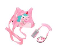 MUELODSIC Paquet à Dos Anti-Perte pour Tout-Petit Motif Cheval Arc-en-Ciel avec Laisse de Sécurité 15 M Harnais Léger et Confortable Bracelet Anti-Perte Intégré pour Sorties en Plein