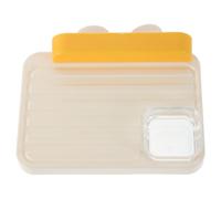 MUELODSIC Perchoir Suspendu en Plastique pour Cage Oiseaux - Station Ornithologique Compacte avec Gobelet Amovible - Plateforme Multifonction pour Perruches, Calopsittes et Petits Oiseaux