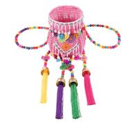 MUELODSIC Petit Panier Tissé Garçon Fille Multifonction Décoratif et Accessoire Scène Rangement Naturel pour Pique- et Décoration