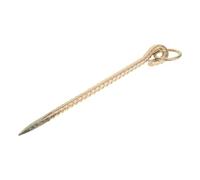 MUELODSIC Piquet Métallique D’Attache pour Chien et Bétail, en Fer Robuste, Longueur 40 Cm, Fixation au Sol Extérieure pour Tente, Auvent et Élevage, Accessoire Solide pour Animaux