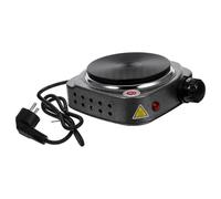 MUELODSIC Plaque Chauffante Électrique Portable Compacte Niveaux de Température Brûleur Simple pour Cuisson Maison Bureau Camping Compatible Casseroles Céramique Verre