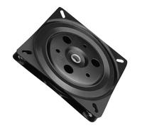 MUELODSIC Plaque Pivotante 20 CM X 20 CM 1,5 CM Épaisseur Mécanisme en Acier Noir pour Remplacement Siège Pivotant Tabouret de Bar Mobilier Intérieur