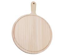 MUELODSIC Plateau Naturel pour Pizza et Steak Plateau de Service Polyvalent pour Plats Occidentaux et Sushi et Décoratif