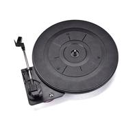 MUELODSIC Platine Vinyle Vintage Portable avec Aiguille Stylus et Préamplificateur Intégré Contrepoids Ajustable Accessoire Audio Vidéo Plastique pour Fêtes et Détente