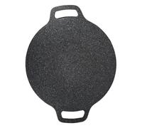 MUELODSIC Poêle à Griller Barbecue Coréenne Alliage Aluminium Épais Antiadhésive Polyvalente pour Camping et Cuisson Maison