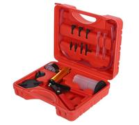 MUELODSIC Pompe à Vide Manuelle pour Voiture Kit Professionnel de Purge Liquide Frein Testeur de Pression Portable Multifonction pour Système de et Vacuum