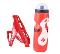 MUELODSIC Porte-bidon pour Vélo De Montagne en Plastique Rouge, Bouteille, Léger Et Portable, Adapté à L’équitation en Plein Air Cyclisme Sportif