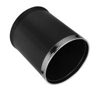 MUELODSIC Poubelle Ronde Acier Inoxydable Double Couche Corbeille à Déchets Résistante Au Feu pour Salle de Bain Bureau et Maison Capacité et Design Décoratif