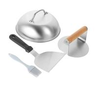 MUELODSIC Presse à Hamburger avec Poignée Outil De Cuisson Métal Presse à Viande pour Barbecue Ustensile Pratique pour Préparer Hamburgers