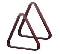 MUELODSIC Râtelier Triangulaire en Bois Massif pour Billard 572 MM Support pour Boules de Billard 2 Pièces Plateau Triangulaire pour 9-Balles Accessoires Compatibles