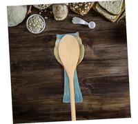 MUELODSIC Repose-cuillère Céramique Forme Chouette Porte-ustensiles de Cuisine Multifonction Support Pratique pour Cuillères et Sauces Décor Élégant pour Maison et Restaurant