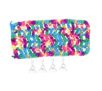 MUELODSIC Reptile Hammock with Swing Design for Small Pets Space-Saving Lizard Lounger for Bearded Dragons Chameleons Hamsters and Chinchillas Natural Colors Easy Installation