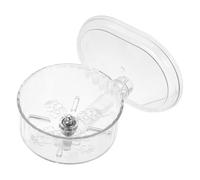 MUELODSIC Roue D’Exercice Silencieuse pour Hamsters et Petits Animaux, Roue Ronde Transparente 15 Cm avec Support Stable, Adaptée aux Chinchillas, Gerbilles et Cochons D’Inde, pour Cage