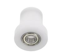 MUELODSIC Roue de Remplacement Abdominale en Abs Poulie en U Plastique, Rouleau de Guidage Coulissant pour Coussin Mobile, Butée Intégrée, Compatible Rameur, Équipement Fitness à Domicile