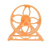 MUELODSIC Roue d'exercice Silencieuse pour Hamster Diamètre 125 CM à roulettes Jaune pour Petits Animaux Roue de Course Sportive Adaptée Cage Hamster Nain Accessoire Bien-être Pet