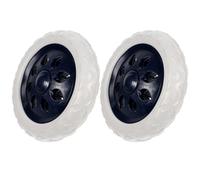 MUELODSIC Roues Pivotantes de Rechange pour Chariot de Supermarché 2 Pièces, Accessoires Pliables pour Chariot Manuel et Remorque, Faciles à Installer pour Courses et Jardin